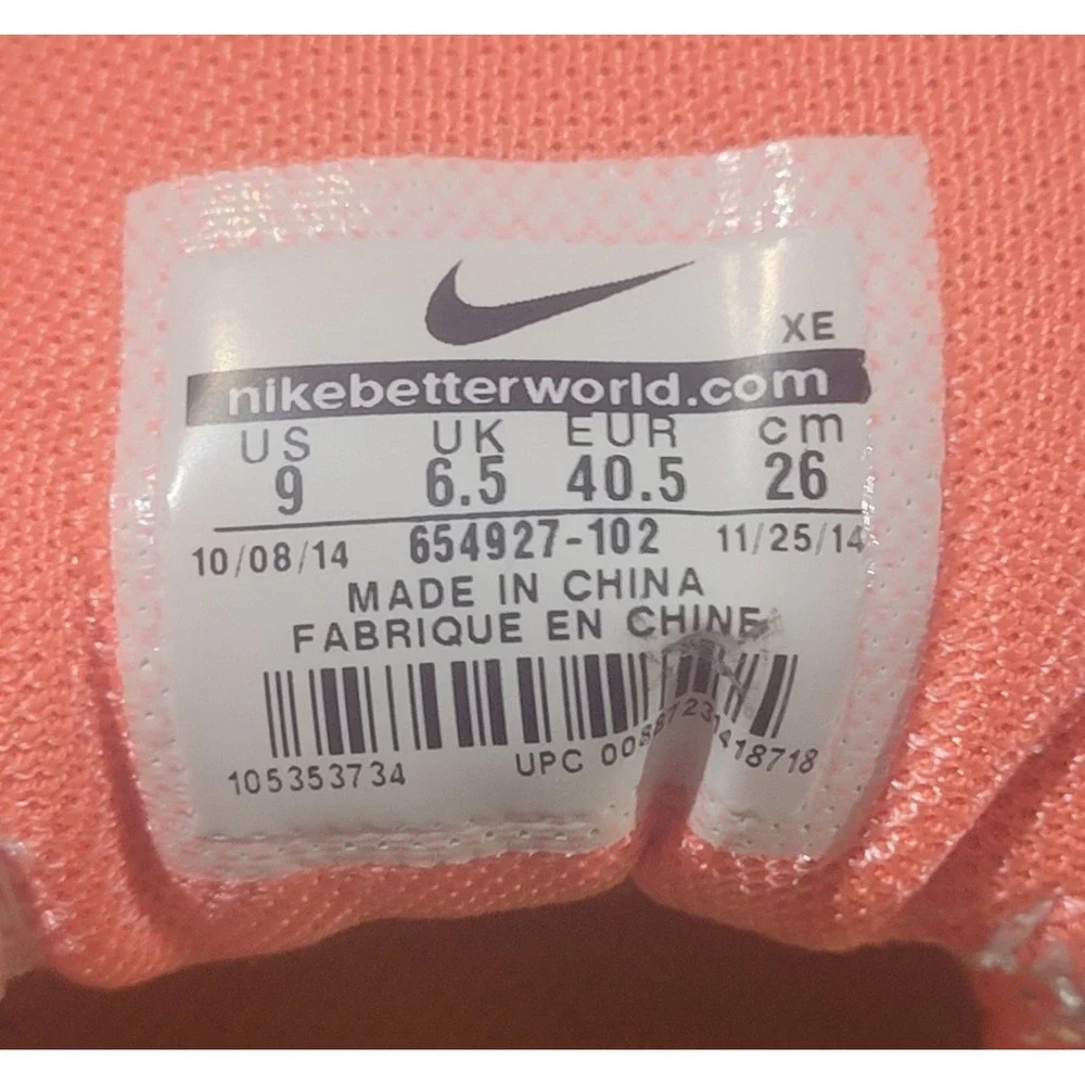 Nike Air Zoom Pegasus 31 Women's Shoes Running Sneakers Size‎ 9 White Orange
